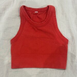 Alo cropped high neck tank